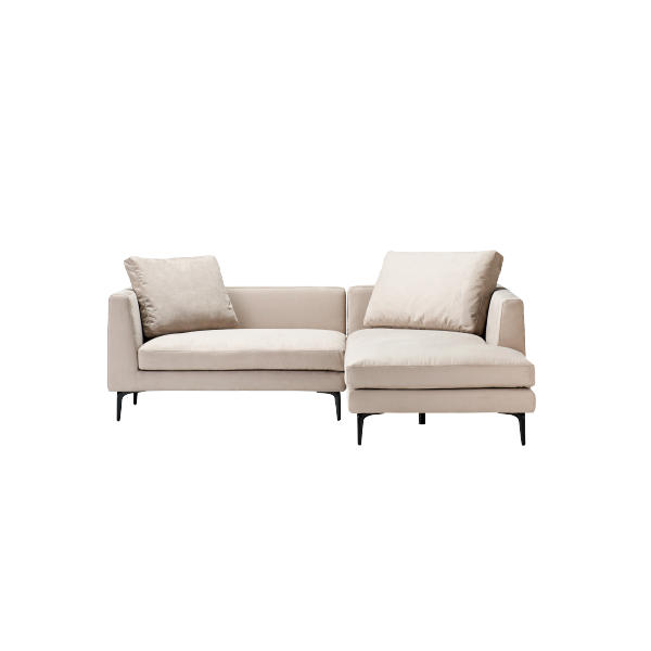 arione] カウチ（向って右）・2P片肘ソファS（向って左） ※背