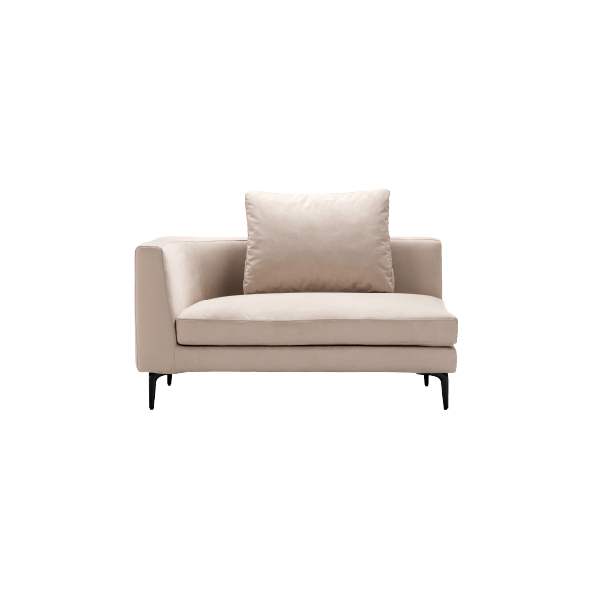 [arione] 2P片肘ソファS（向って左）　※背クッションM×1set