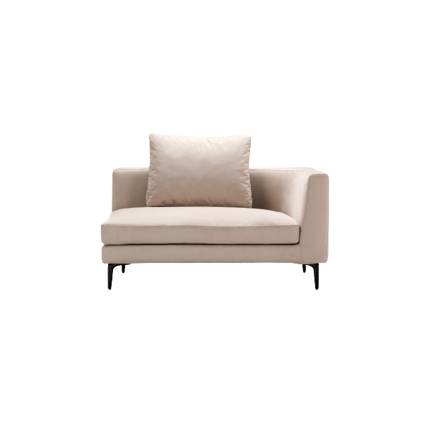 [arione] 2P片肘ソファS（向って右）　※背クッションM×1set