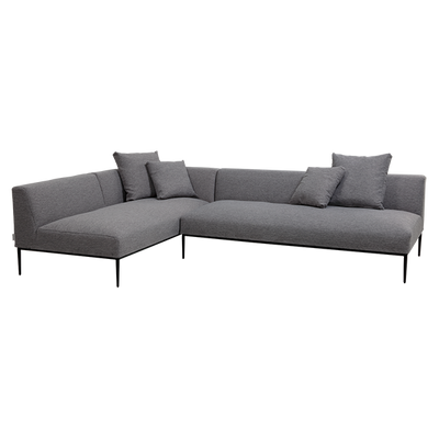 [idert] コーナーソファ（向って右）・2Pアームレスソファセット※クッションS、L×各2set