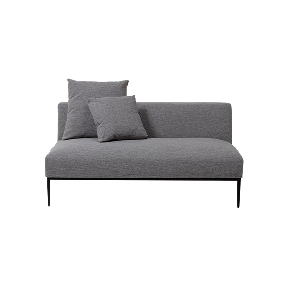 [idert] 2PアームレスソファS※クッションS、L×各1set