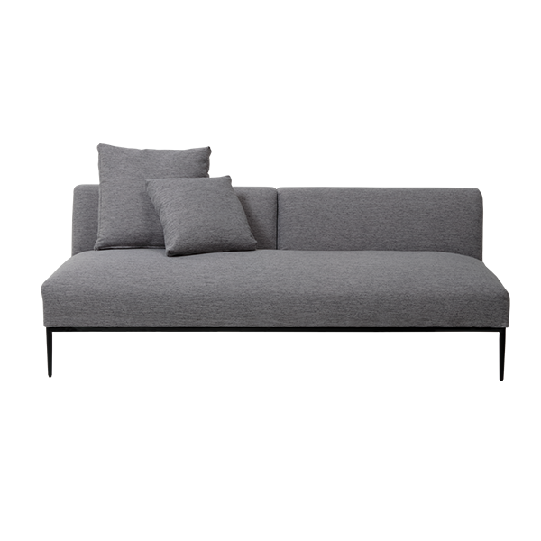 [idert] 2Pアームレスソファ※クッションS、L×各1set