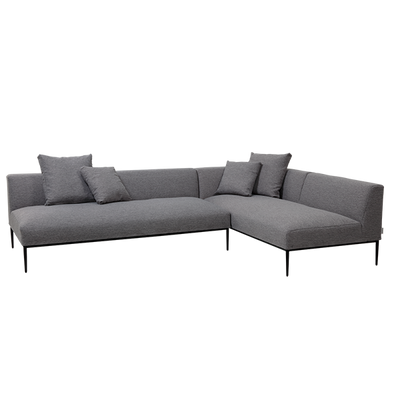 [idert] コーナーソファ（向って左）・2Pアームレスソファセット※クッションS、L×各2set