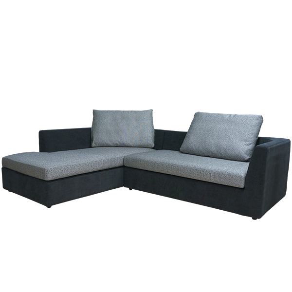 [miku] カウチ（向って左）・2P片肘ソファ（向って右）※クッションL×2set