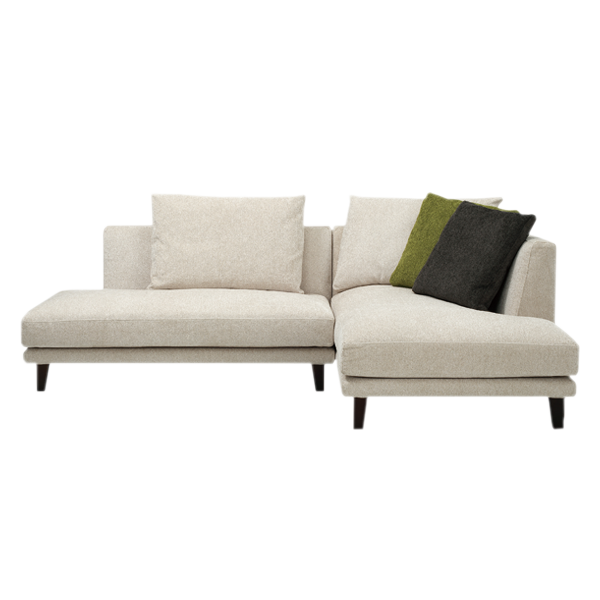 [matilda] カウチ（向って右）・アームレスソファ（向って右）セット※クッションL×2set