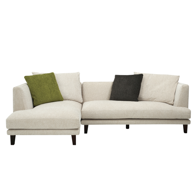 [matilda] カウチ（向って左）・2P片肘ソファ（向って右）セット※クッションL×2set