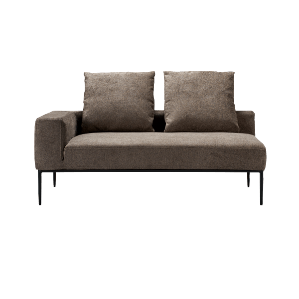 [kontinent] 2P片肘ソファ（向って左）　※ボルスター付クッションS×2set