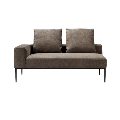 [kontinent] 2P片肘ソファ（向って左）　※ボルスター付クッションS×2set