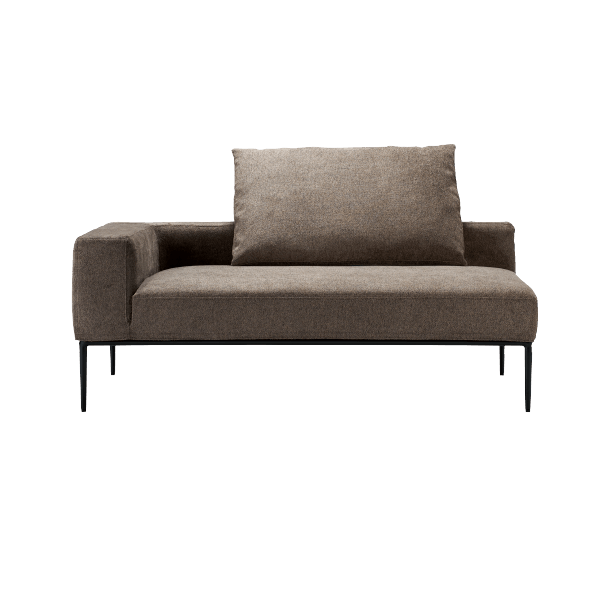 [kontinent] 2P片肘ソファ（向って左）　※ボルスター付クッションL×1set