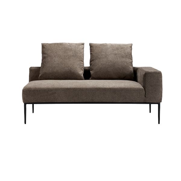 [kontinent] 2P片肘ソファ（向って右）　※ボルスター付クッションS×2set