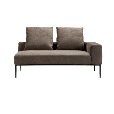 [kontinent] 2P片肘ソファ（向って右）　※ボルスター付クッションS×2set