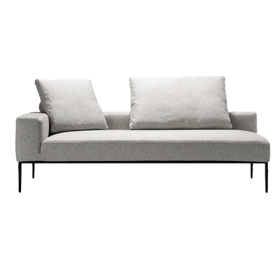 [kontinent] 3P片肘ソファ（向って左）　※ボルスター付クッションS、L×各1set