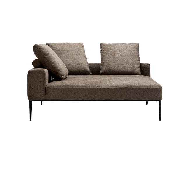 [kontinent] スクエアカウチ（向って左）　※ボルスター付クッションS×3set